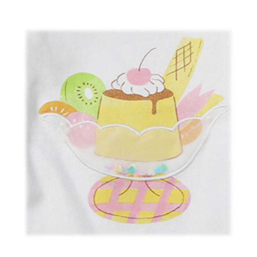 ラポシェビスキュイ・プリンアラモードロンT・長袖Tシャツ(80cm-140cm）キッズファッション・ナチュラル・子供服（La Poche biscuit） | la poche biscuit | 02