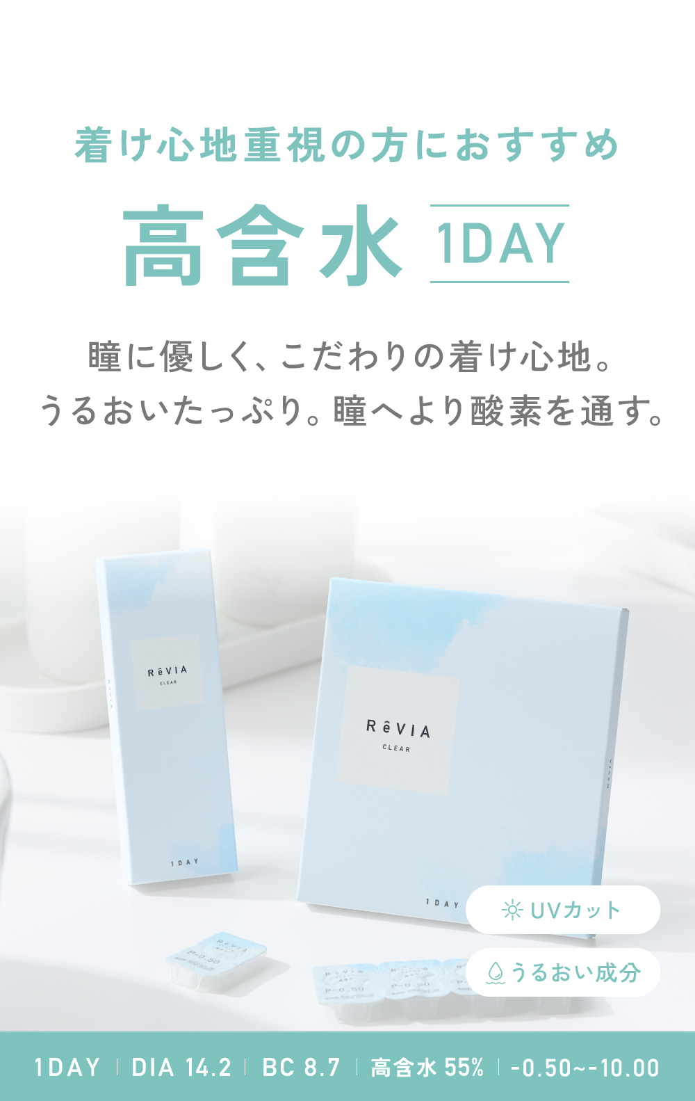 高含水1day DIA14.2 BC8.7 高含水55％ -0.50〜-10.00