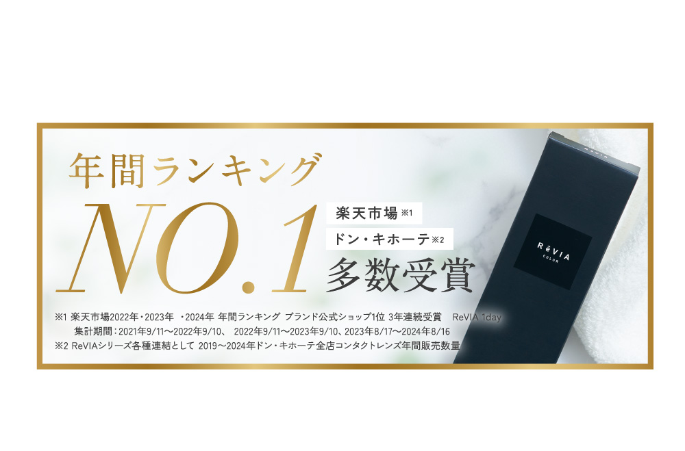 年間ランキングNO.1多数受賞