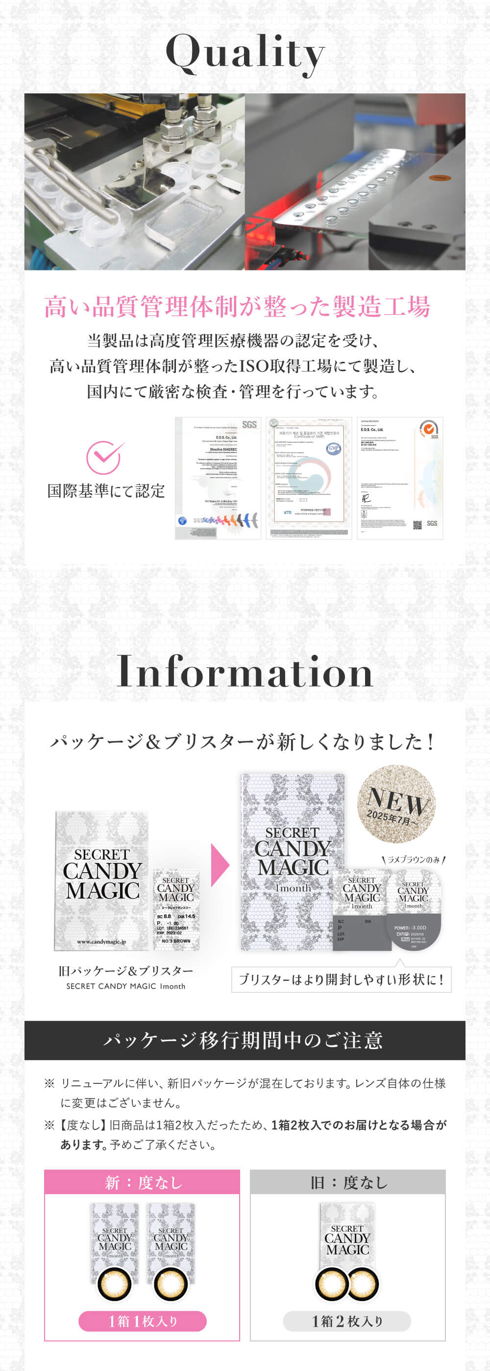 Quality/information