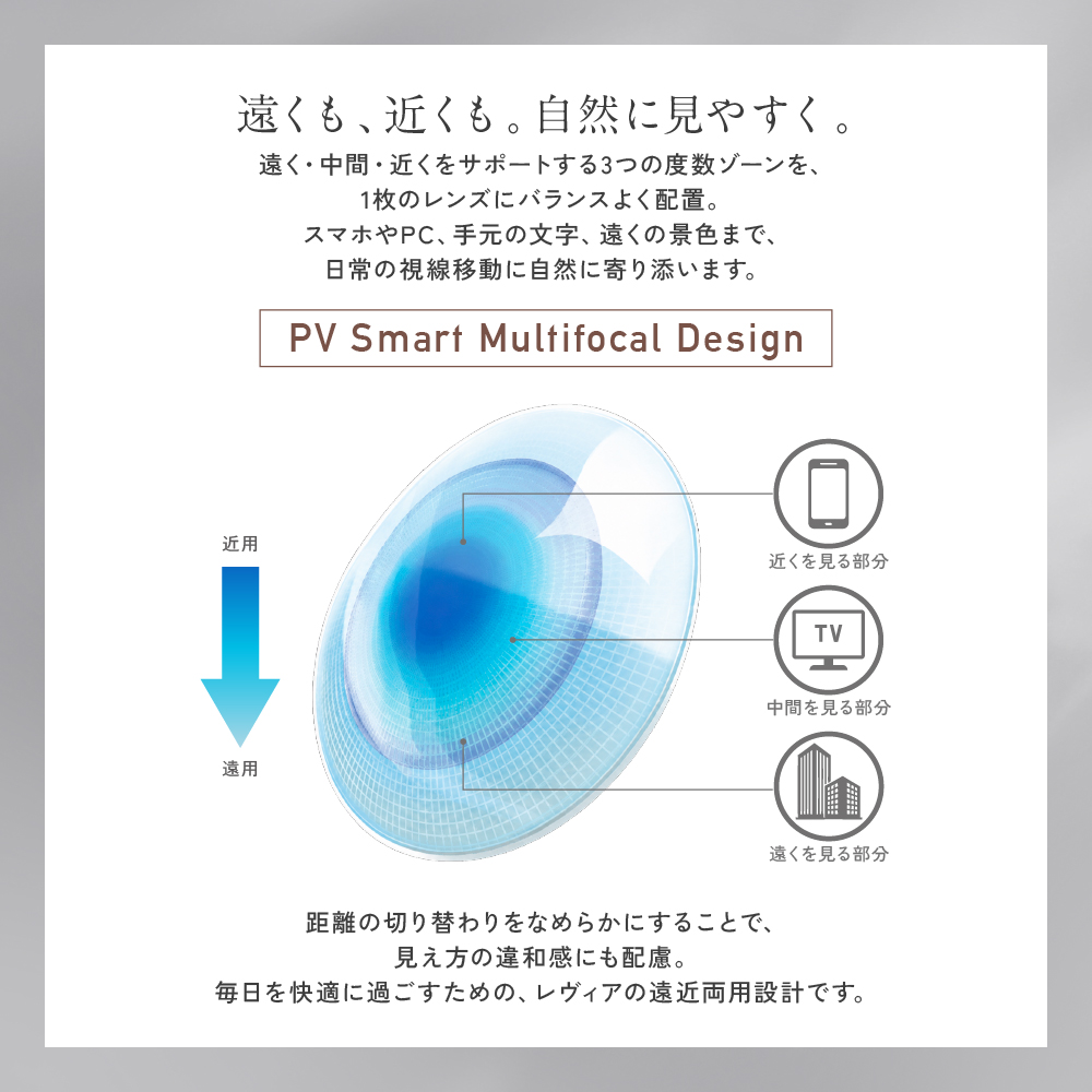 遠近両用 コンタクトレンズ カラコン ワンデー レヴィア 1day サークル 1箱10枚 ReVIA multifocal カラーコンタクトレンズ ナチュラル 近視 遠視 度あり 度なし | ReVIA | 10