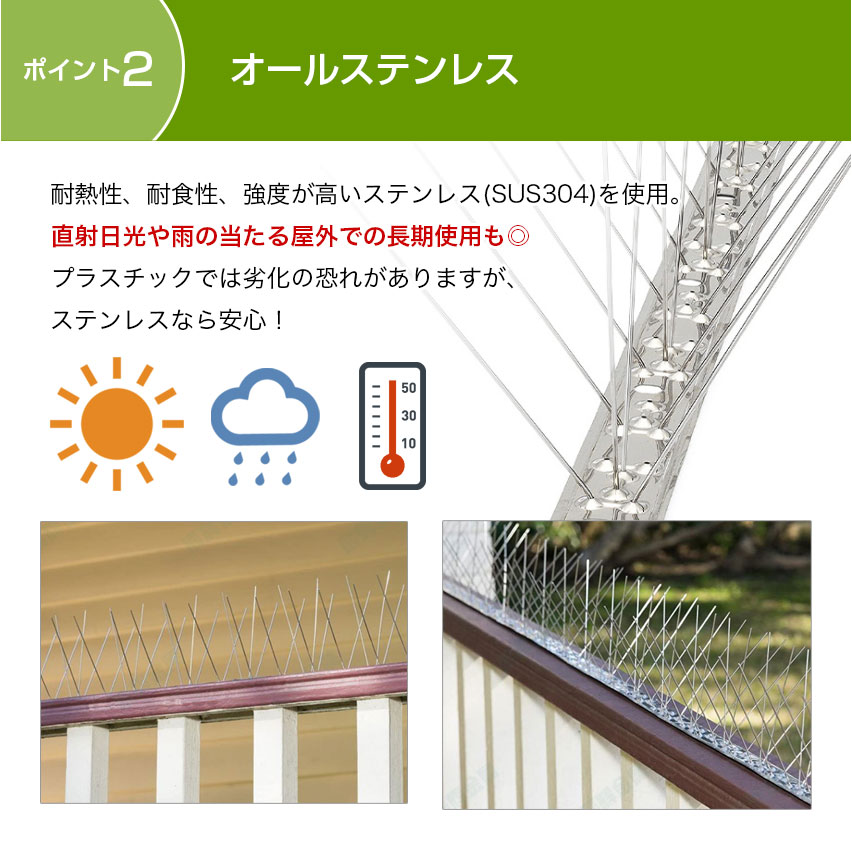 鳥よけ とげ マット セット ベランダ 鳥よけグッズ