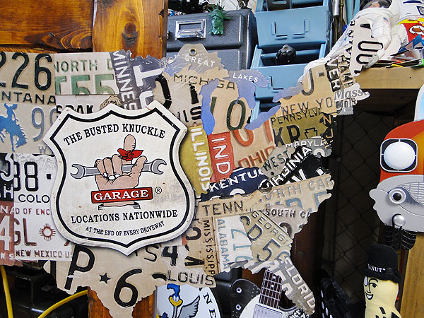 バステッドナックルガレージ　アメリカのナンバープレートマップ　U.S.ヘヴィースチールサイン ■ アメリカン雑貨 アメリカ雑貨 |  | 02