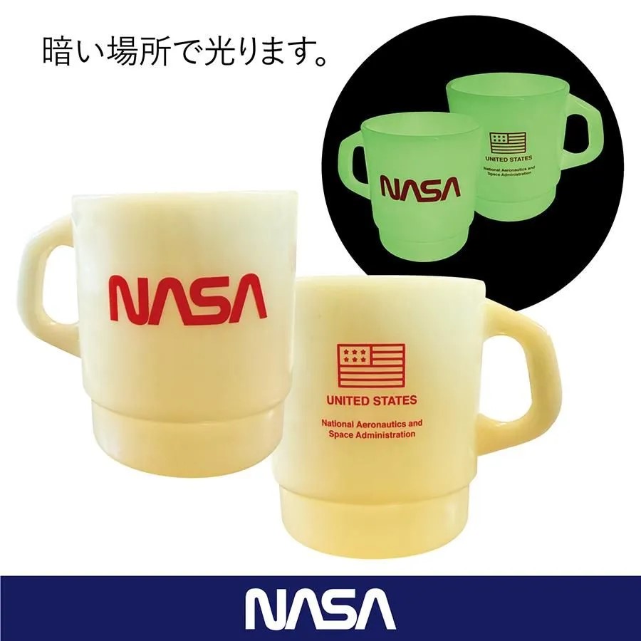 暗闇で光る！　NASA　スタッキングマグ　（蓄光タイプ）　単品　330ml ■ アメリカン雑貨 アメリカ雑貨 |  | 06