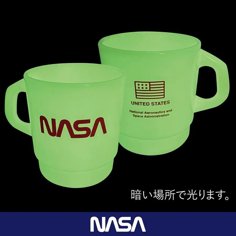 暗闇で光る！　NASA　スタッキングマグ　（蓄光タイプ）　単品　330ml ■ アメリカン雑貨 アメリカ雑貨 |  | 05