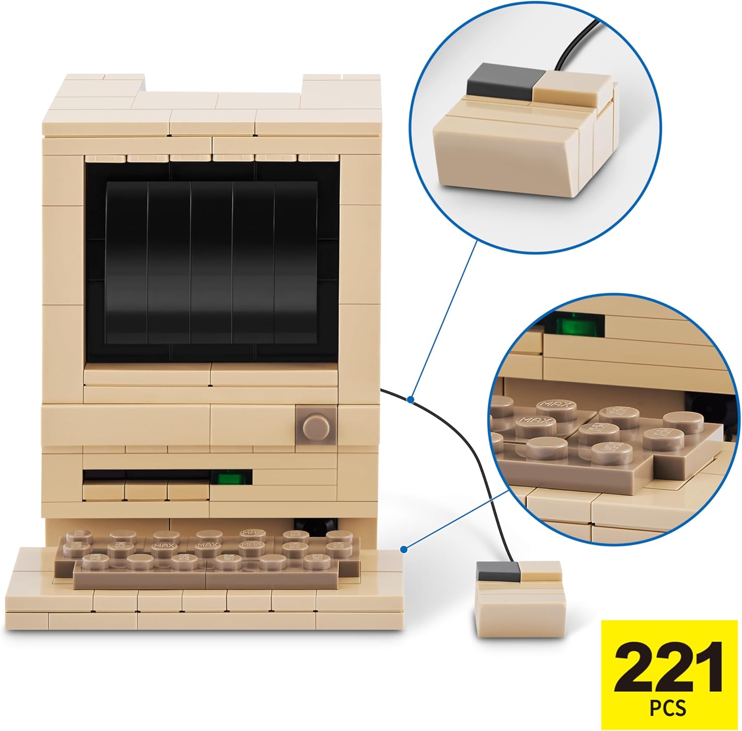 ZURU MAX　レトロコレクション　レトロ家電のブロック　※ランダムアソートにつき中身は選べません ■ アメリカン雑貨 アメリカ雑貨 |  | 07