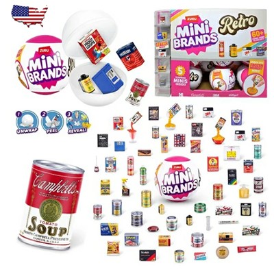 ZURU Mini Brands　レトロコレクション　（レトロ・レトロ）　米国の食品パッケージ　※1カプセルの中に5個のミニチュア入り |  | 06