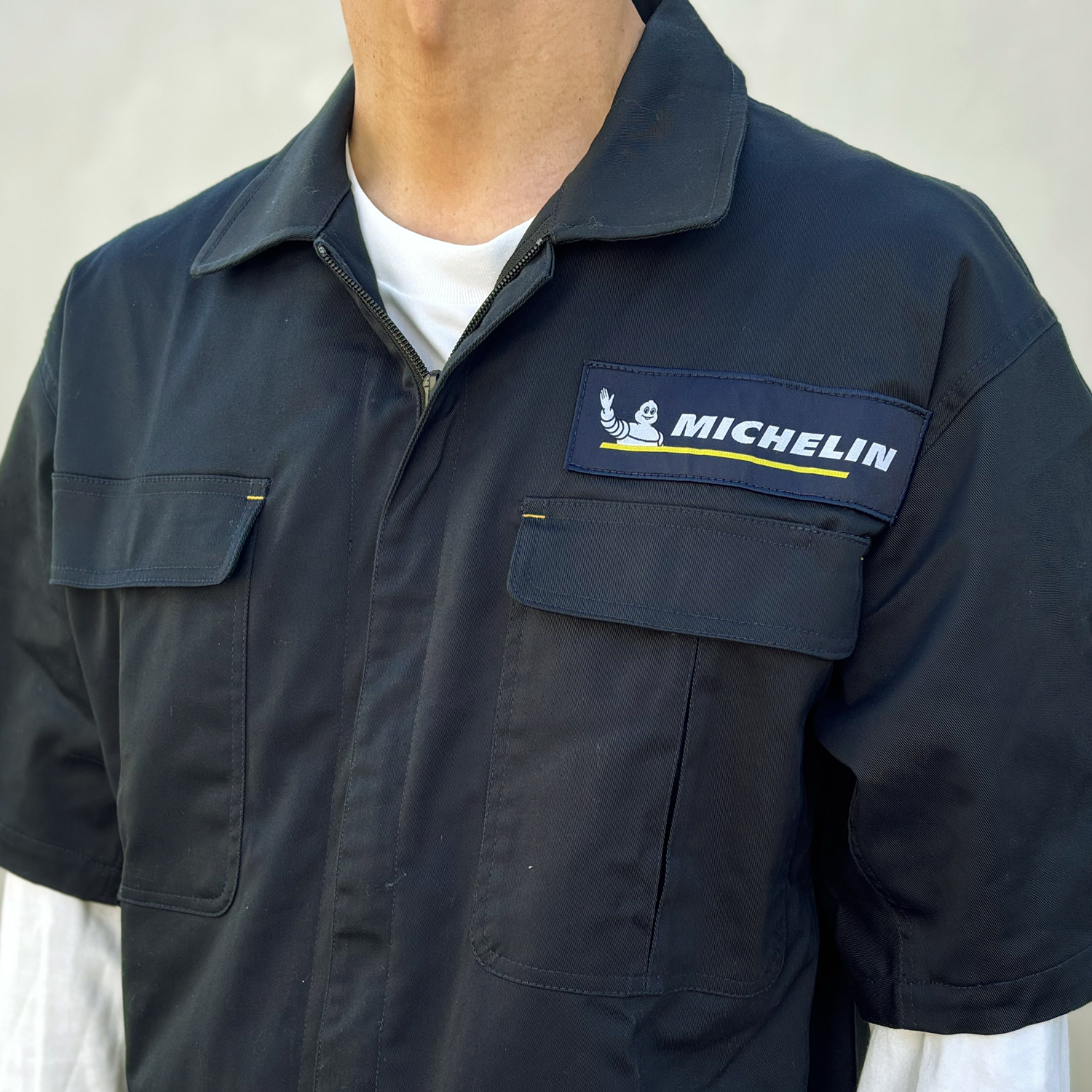 ミシュラン つなぎ ジャンプスーツ （半袖タイプ） （Sサイズ） ※伸縮