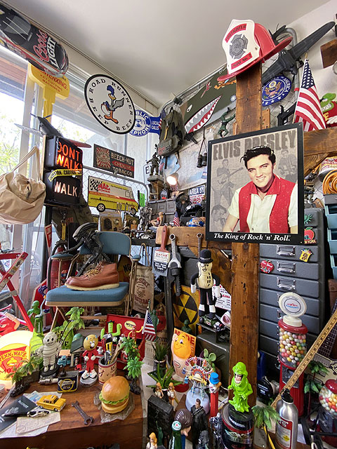 エルビス・プレスリー　（ポートレート）　ブリキ看板 ■ アメリカン雑貨 アメリカ雑貨 |  | 05