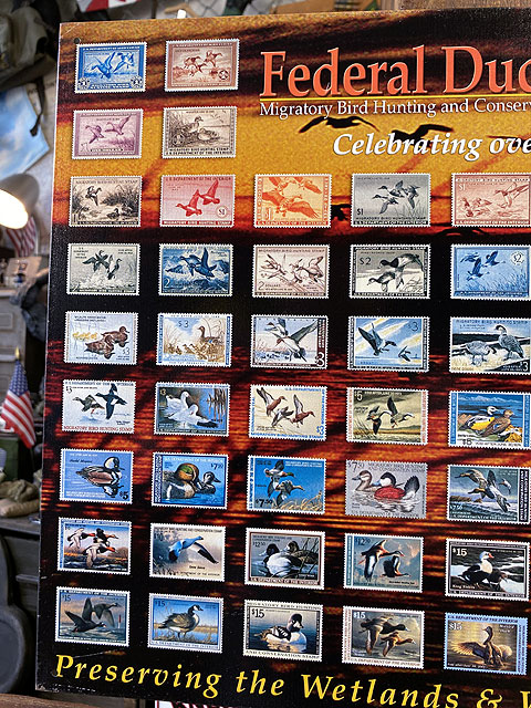 フェデラル　ダックスタンプ　ブリキ看板　（70年の歴史） ■ アメリカン雑貨 アメリカ雑貨 |  | 01