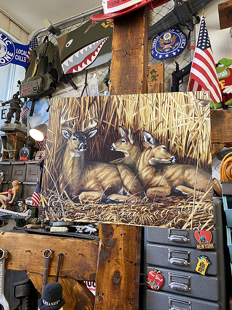 シカ　ブリキ看板　（The Hideaway） ■ アメリカン雑貨 アメリカ雑貨 |  | 06