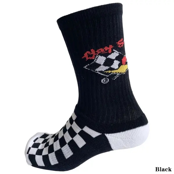 クレイスミス　チェッカー　ソックス　25〜28cm　（ブラック） ■ アメリカン雑貨 アメリカ雑貨 |  | 05