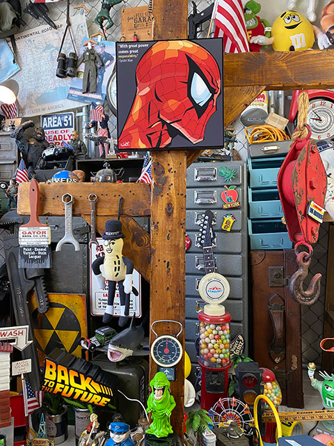 スパイダーマン　ポップアートフレーム　（WITH GREAT POWER/横顔）　■ アメリカン雑貨 アメリカ雑貨 |  | 02