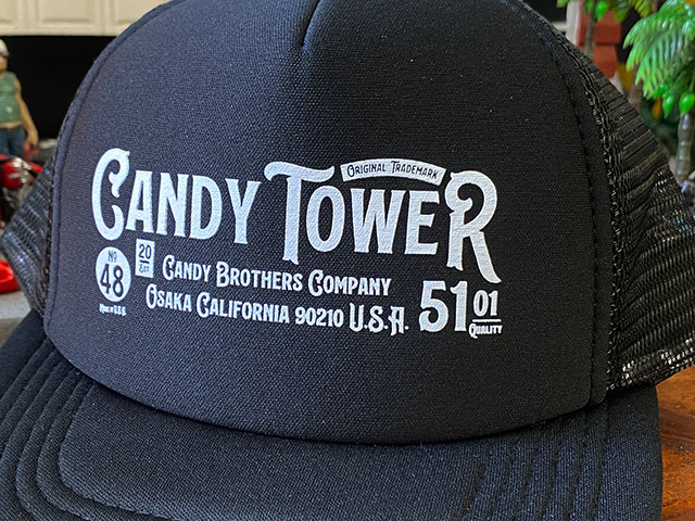 キャンディタワー　オフィシャル　メッシュキャップ　（ブラック）　■　アメリカン雑貨　アメリカ雑貨 |  | 01