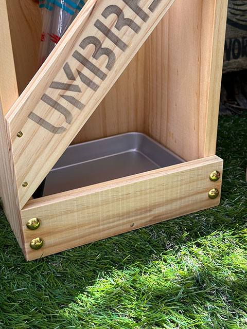 ★稀少な絶盤品★ かさ立て（小）アルミ受皿付き 無塗装 ■ アメリカン雑貨 アメリカ雑貨 爆買 |  | 04