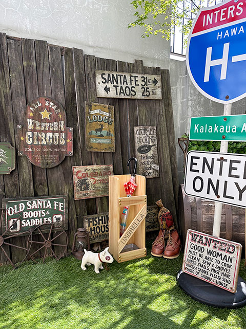 ★稀少な絶盤品★ かさ立て（小）アルミ受皿付き 無塗装 ■ アメリカン雑貨 アメリカ雑貨 爆買 |  | 05