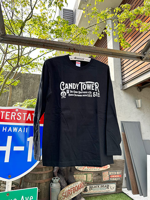 キャンディタワー　オフィシャル　ロングスリーブTシャツ（ブラック）ロンT ■ アメリカン雑貨 アメリカ雑貨 |  | 04