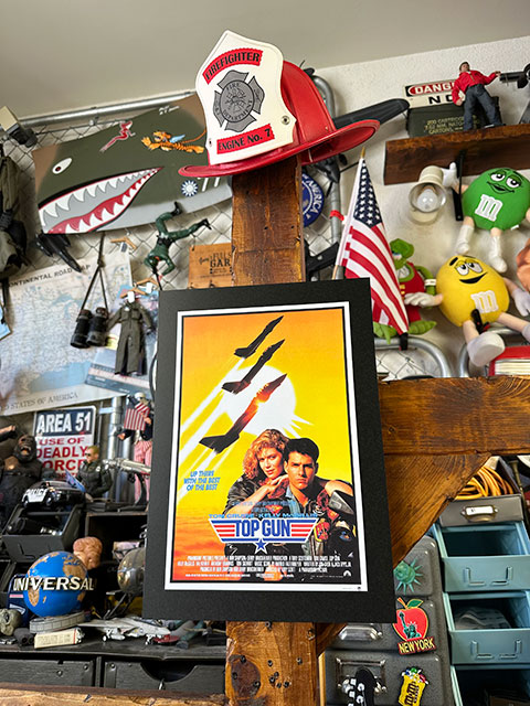 ハリウッドポスター #0053　映画「トップガン」F-14　トム・クルーズ　B4サイズ　※専用フレームは別売です｜candytower｜09
