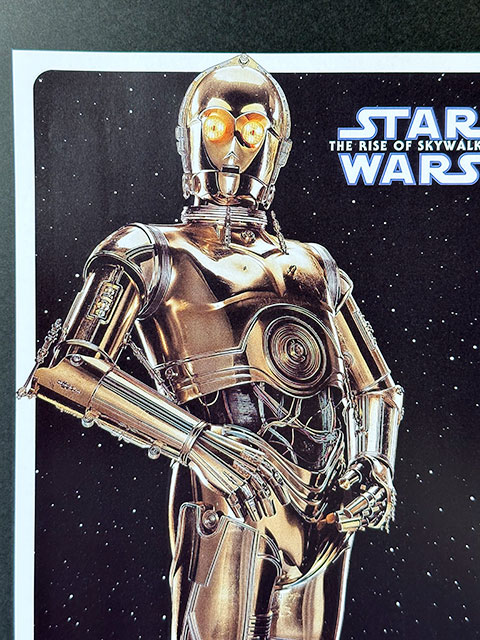 ハリウッドポスター #0062　映画「スターウォーズ スカイウォーカーの夜明け」C-3PO　B4サイズ　※専用フレームは別売です｜candytower｜05