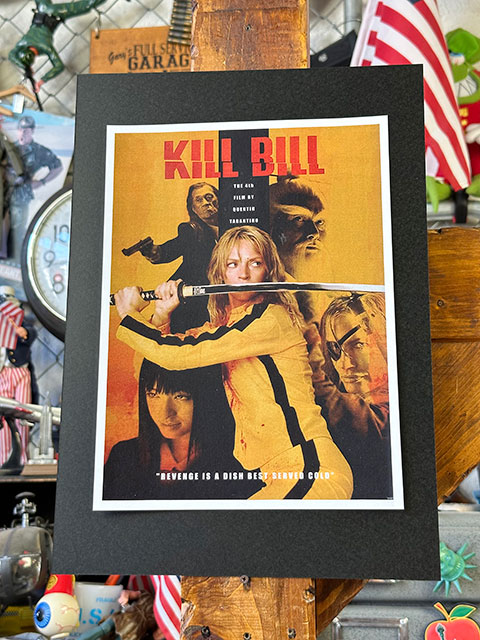 ハリウッドポスター #0132　映画「キル・ビル」刀　ユマ・サーマン　B4サイズ　※専用フレームは別売です｜candytower