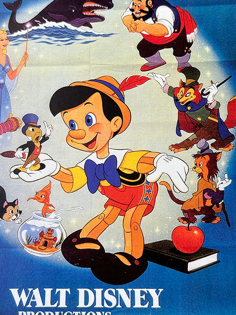 ハリウッドポスター　#0274　ピノキオ　No.2　クラシックディズニー　B4サイズ　※専用フレームは別売です｜candytower｜05