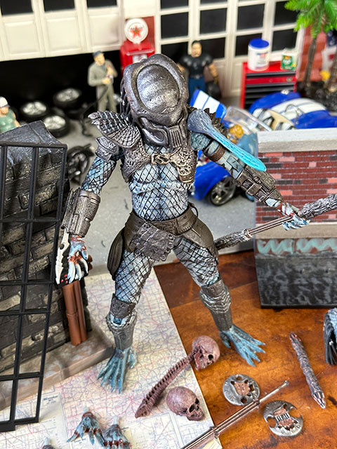 NECA　映画「プレデター2」ウォーリアープレデター　アルティメット・7インチアクションフィギュア ■ アメリカン雑貨 アメリカ雑貨