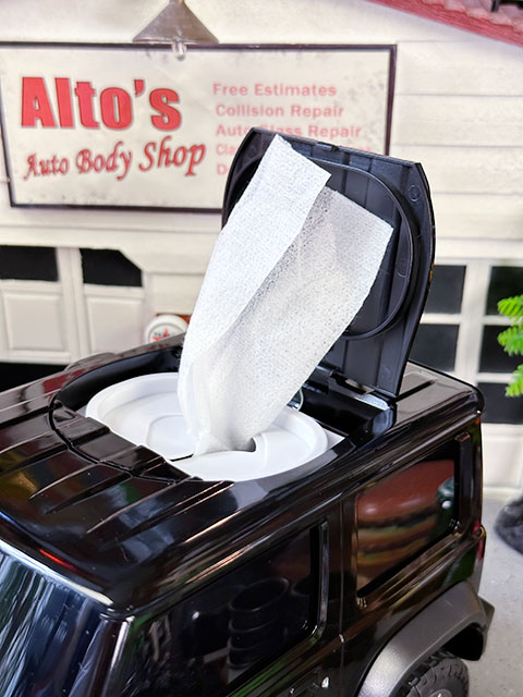 スズキ　ジムニーシエラ　ウェットティッシュケース　（ブルーイッシュブラックパール3）　■　アメリカン雑貨　アメリカ雑貨 |  | 03