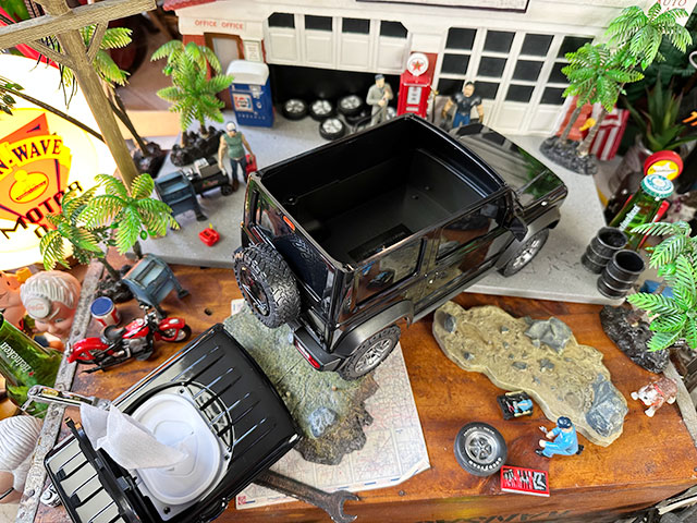 スズキ　ジムニーシエラ　ウェットティッシュケース　（ブルーイッシュブラックパール3）　■　アメリカン雑貨　アメリカ雑貨 |  | 07