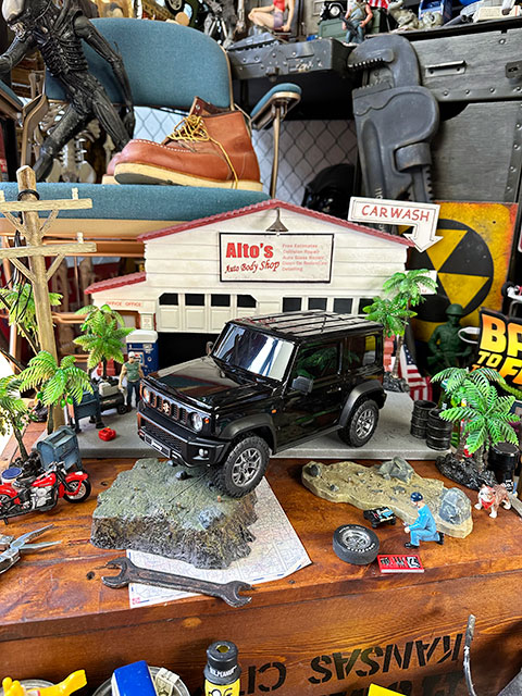 スズキ　ジムニーシエラ　ウェットティッシュケース　（ブルーイッシュブラックパール3）　■　アメリカン雑貨　アメリカ雑貨 |  | 11