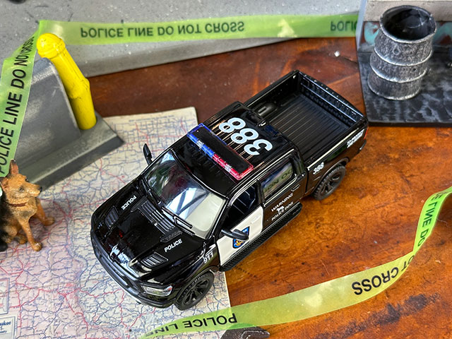 2019年ダッジ　ラム1500ピックアップ　ポリスカー　ダイキャストミニカー　1/46スケール ■ アメリカン雑貨 アメリカ雑貨 |  | 01