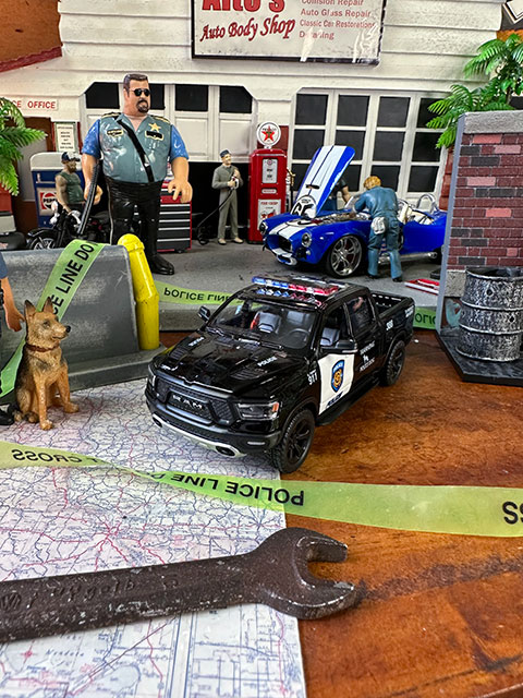 2019年ダッジ　ラム1500ピックアップ　ポリスカー　ダイキャストミニカー　1/46スケール ■ アメリカン雑貨 アメリカ雑貨 |  | 05