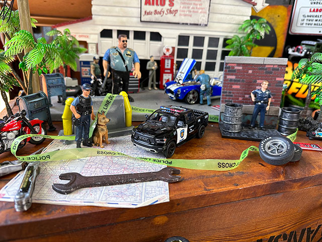 2019年ダッジ　ラム1500ピックアップ　ポリスカー　ダイキャストミニカー　1/46スケール ■ アメリカン雑貨 アメリカ雑貨 |  | 06