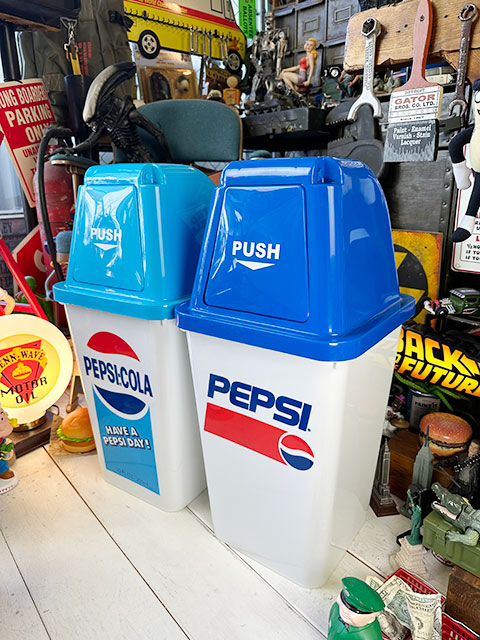 ペプシ ダストビン 20Lサイズ ゴミ箱（2個セット） □ アメリカン雑貨