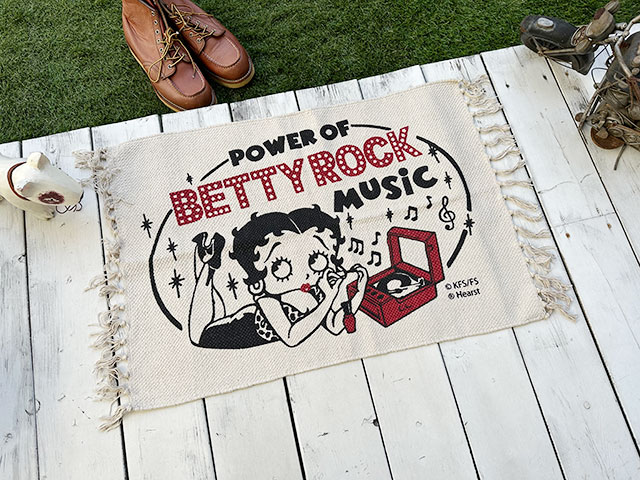 ベティ・ブープ　コットンマット　レギュラーサイズ　（ベティミュージック）　■ アメリカン雑貨 アメリカ雑貨 | 