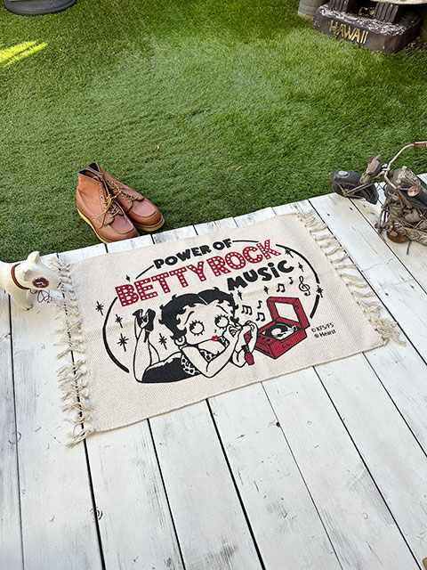 ベティ・ブープ　コットンマット　レギュラーサイズ　（ベティミュージック）　■ アメリカン雑貨 アメリカ雑貨 |  | 03