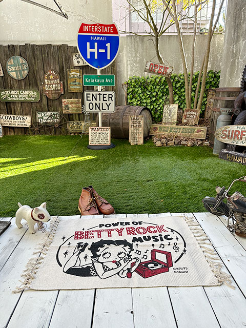 ベティ・ブープ　コットンマット　レギュラーサイズ　（ベティミュージック）　■ アメリカン雑貨 アメリカ雑貨 |  | 04