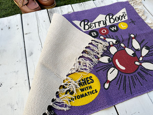 ベティ・ブープ　コットンマット　レギュラーサイズ　（ボウリング）　■ アメリカン雑貨 アメリカ雑貨 |  | 02