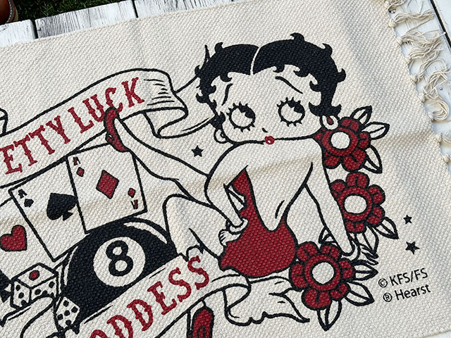 ベティ・ブープ　コットンマット　レギュラーサイズ　（ベティラック）　■ アメリカン雑貨 アメリカ雑貨 |  | 01