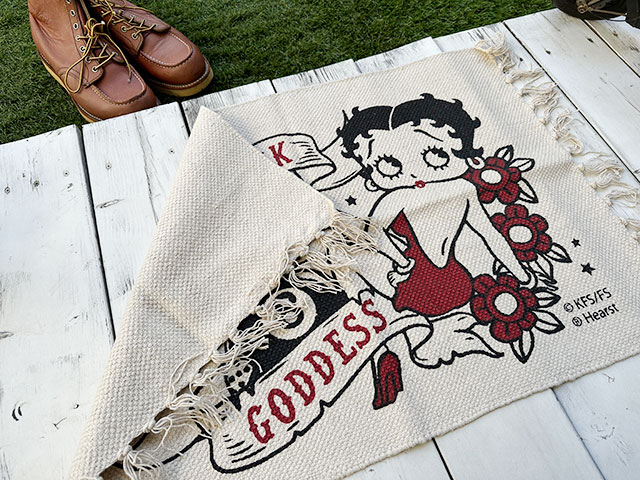 ベティ・ブープ　コットンマット　レギュラーサイズ　（ベティラック）　■ アメリカン雑貨 アメリカ雑貨 |  | 02