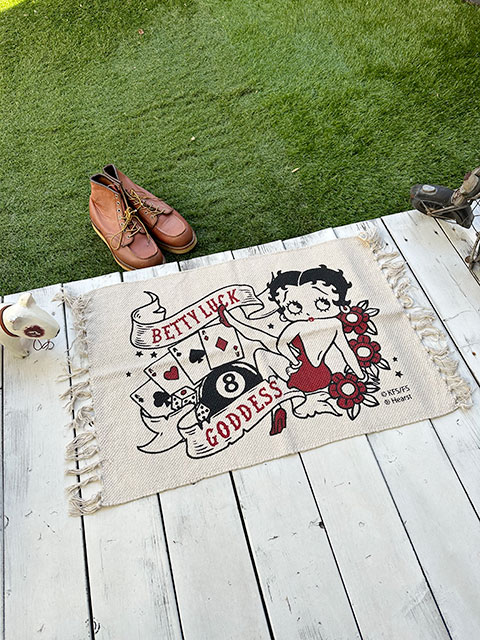 ベティ・ブープ　コットンマット　レギュラーサイズ　（ベティラック）　■ アメリカン雑貨 アメリカ雑貨 |  | 03