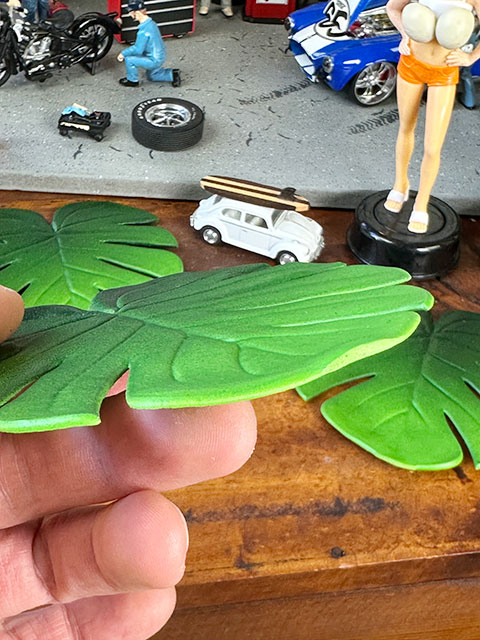 モンステラ　リアルリーフコースター　4枚セット ■ アメリカン雑貨 アメリカ雑貨 |  | 02