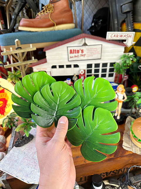 モンステラ　リアルリーフコースター　4枚セット ■ アメリカン雑貨 アメリカ雑貨 |  | 05