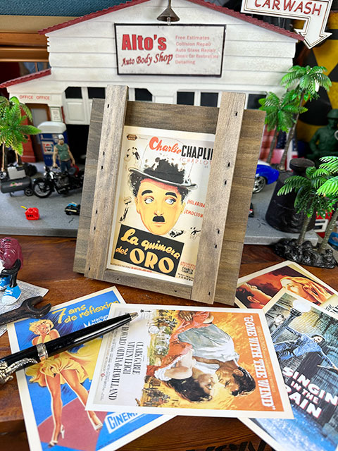 ★稀少な絶盤品★ 木箱職人さんが作ったポストカード用ウッドフレーム　（縦タイプ） 爆買 | 