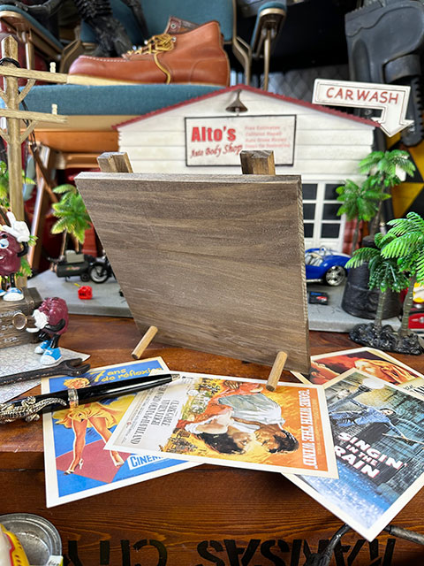 ★稀少な絶盤品★ 木箱職人さんが作ったポストカード用ウッドフレーム　（縦タイプ） 爆買 |  | 03