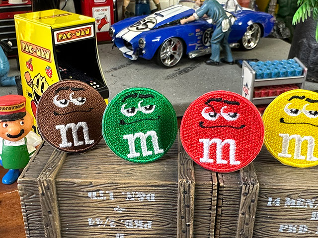 M&M's　ラウンドチョコワッペン　ミニサイズ　（全5枚セット）　■　アメリカン雑貨　アメリカ雑貨｜candytower｜03