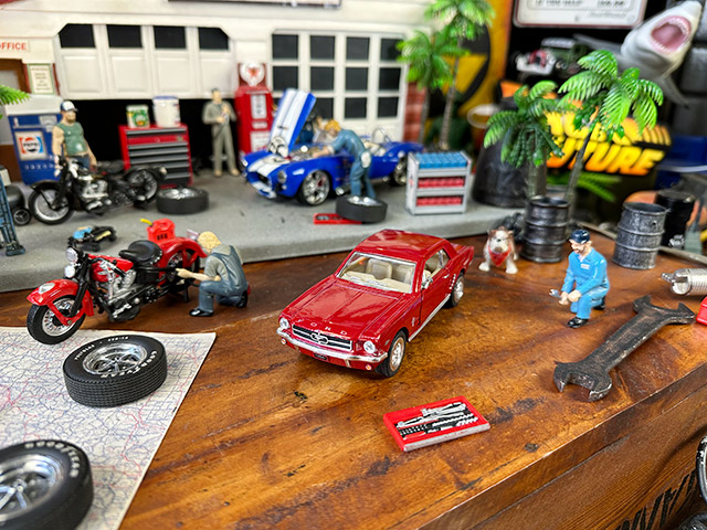 1964年フォード　マスタング　ダイキャストミニカー　1/34スケール　（レッド）　■　アメリカン雑貨　アメリカ雑貨 |  | 06