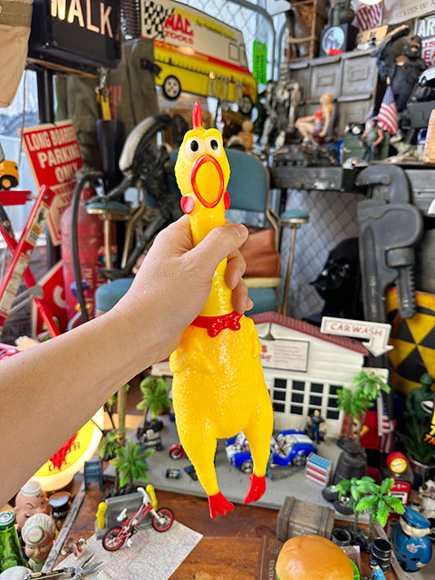 叫ぶチキン　シャウティング　チキン　Lサイズ ■ アメリカン雑貨 アメリカ雑貨 爆買 | 