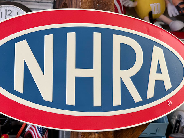 NHRA　エンボスティンサイン　（ロゴ）　■ アメリカン雑貨 アメリカ雑貨 |  | 01
