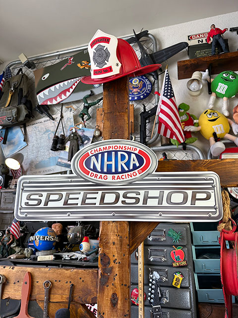 NHRA　エンボスティンサイン　（スピードショップ）　■　アメリカン雑貨　アメリカ雑貨 | 