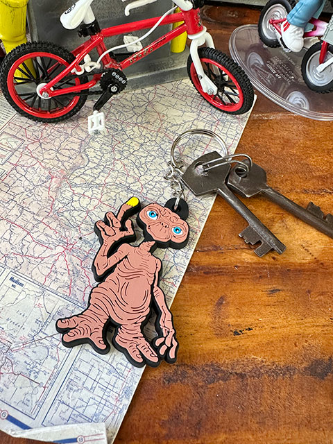 E.T.　ラバーキーホルダー ■ アメリカン雑貨 アメリカ雑貨 | 